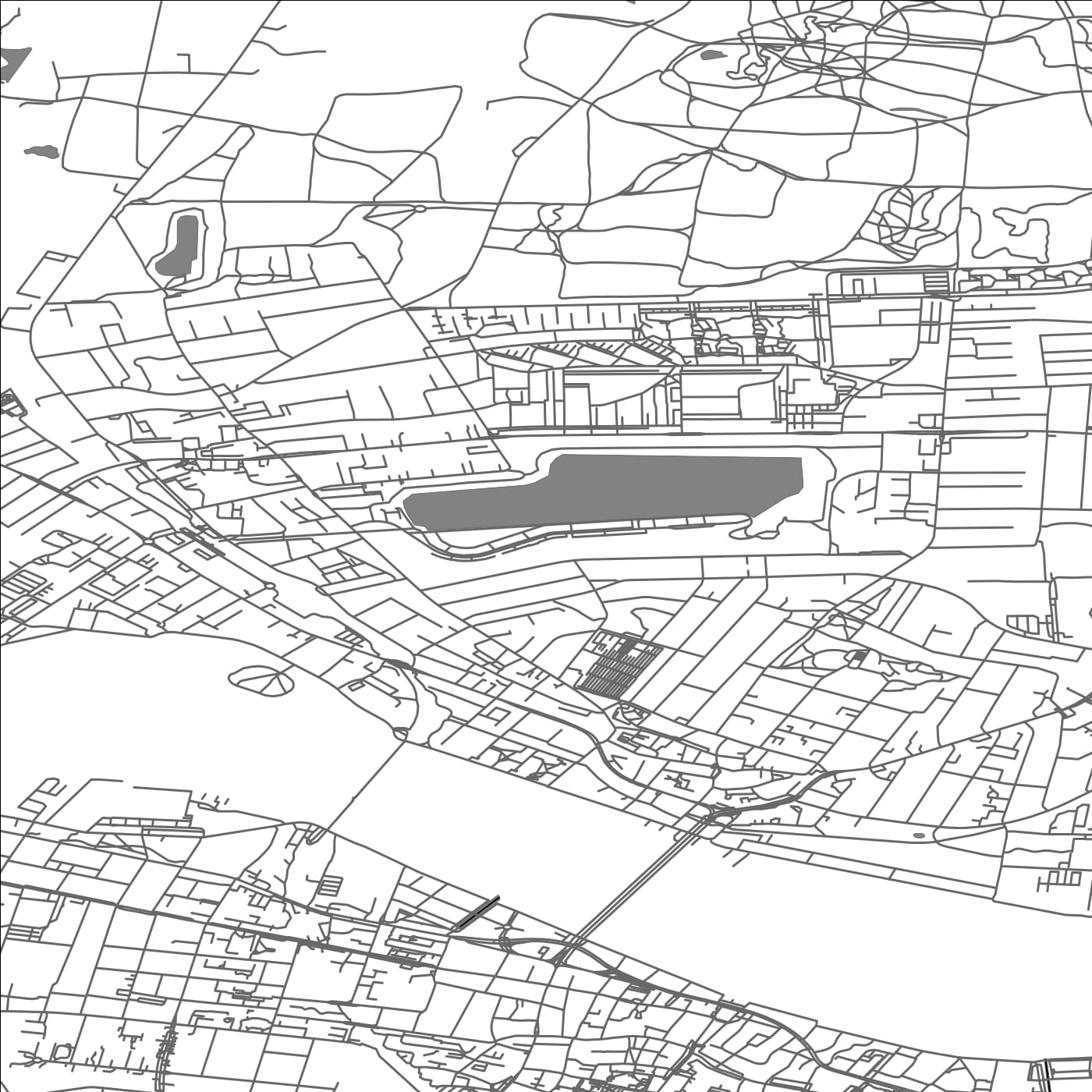 ROAD MAP OF NØRRESUNDBY, DENMARK BY MAPBAKES