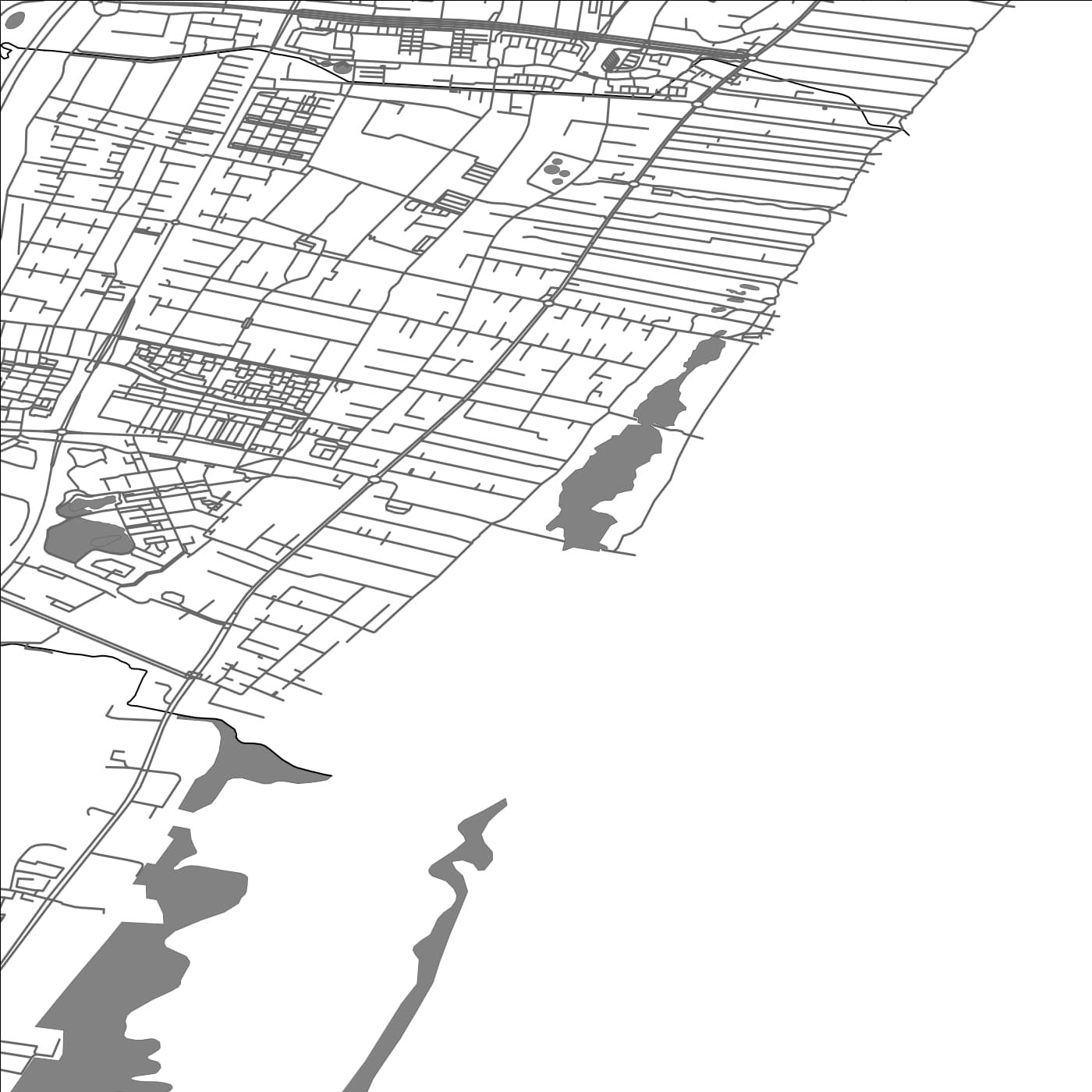 ROAD MAP OF SOLRØD STRAND, DENMARK BY MAPBAKES