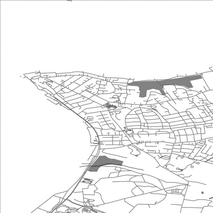 ROAD MAP OF STRIB, DENMARK BY MAPBAKES