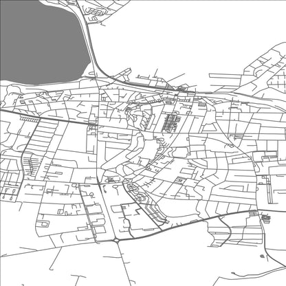 ROAD MAP OF STRUER, DENMARK BY MAPBAKES