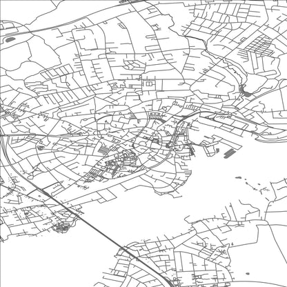 ROAD MAP OF SVENDBORG, DENMARK BY MAPBAKES