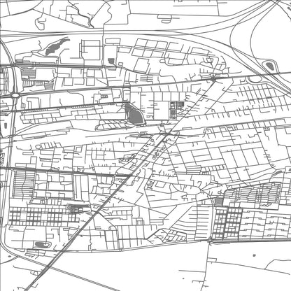 ROAD MAP OF TAASTRUP, DENMARK BY MAPBAKES