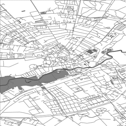 ROAD MAP OF VARDE, DENMARK BY MAPBAKES