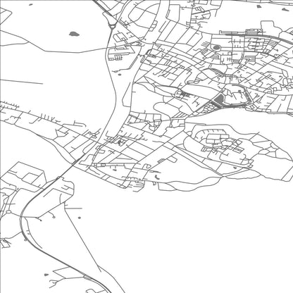 ROAD MAP OF VORDINGBORG, DENMARK BY MAPBAKES