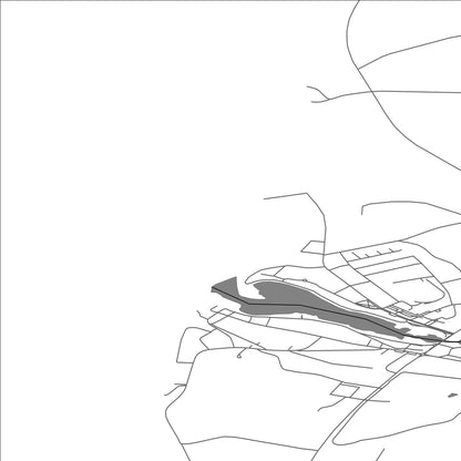 ROAD MAP OF BLONDUOS, ICELAND BY MAPBAKES