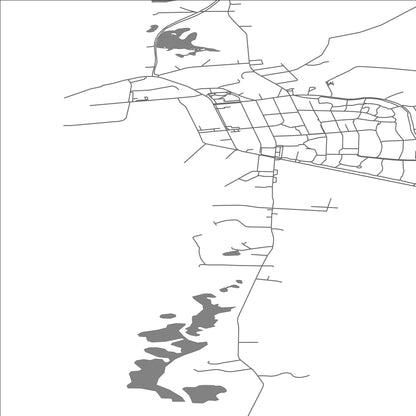 ROAD MAP OF BUJARSKER, ICELAND BY MAPBAKES