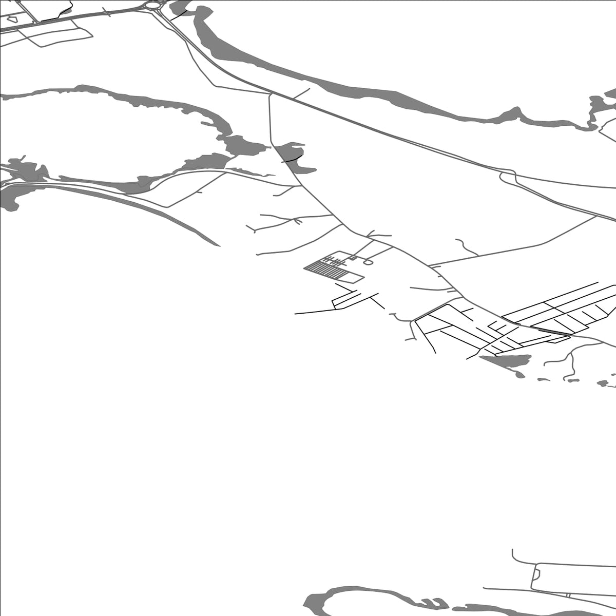 ROAD MAP OF GAROABAER, ICELAND BY MAPBAKES