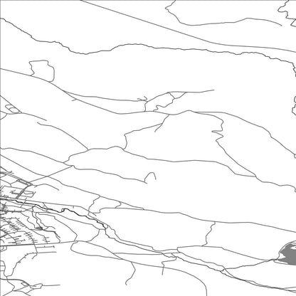 ROAD MAP OF HUSAVIK, ICELAND BY MAPBAKES