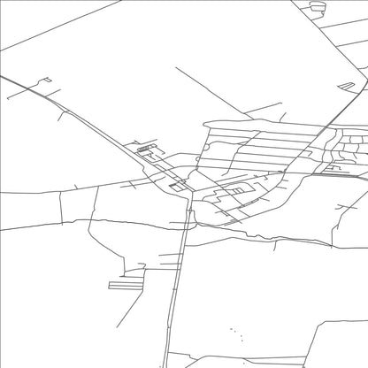 ROAD MAP OF HVOLSVOLLUR, ICELAND BY MAPBAKES