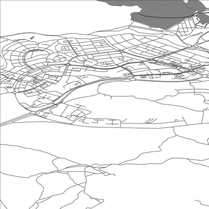 ROAD MAP OF LIGAFELL, ICELAND BY MAPBAKES