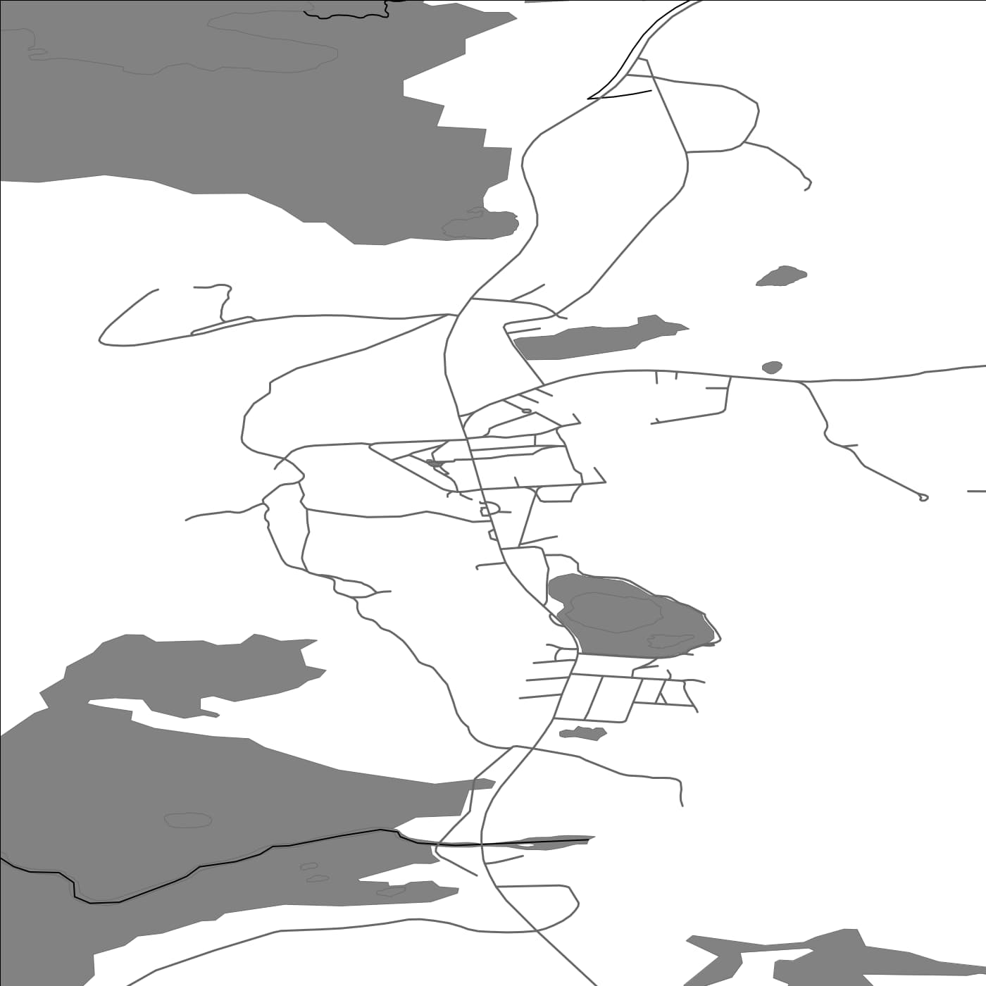 ROAD MAP OF RAUFARHOFN, ICELAND BY MAPBAKES