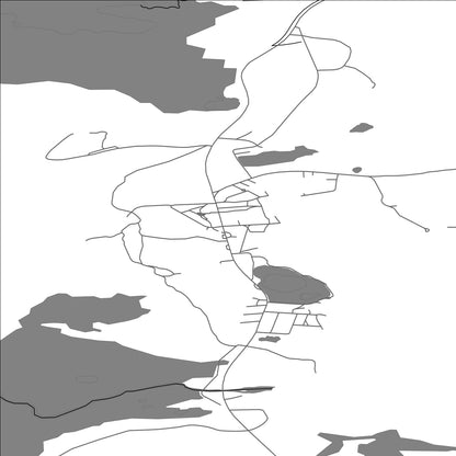 ROAD MAP OF RAUFARHOFN, ICELAND BY MAPBAKES