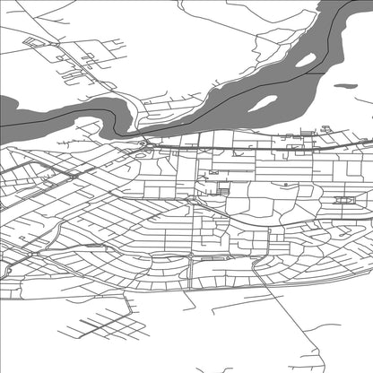 ROAD MAP OF SELFOSS, ICELAND BY MAPBAKES