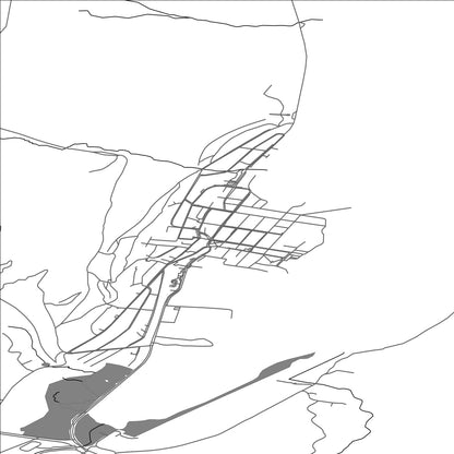 ROAD MAP OF SIGLUFJORDUR, ICELAND BY MAPBAKES