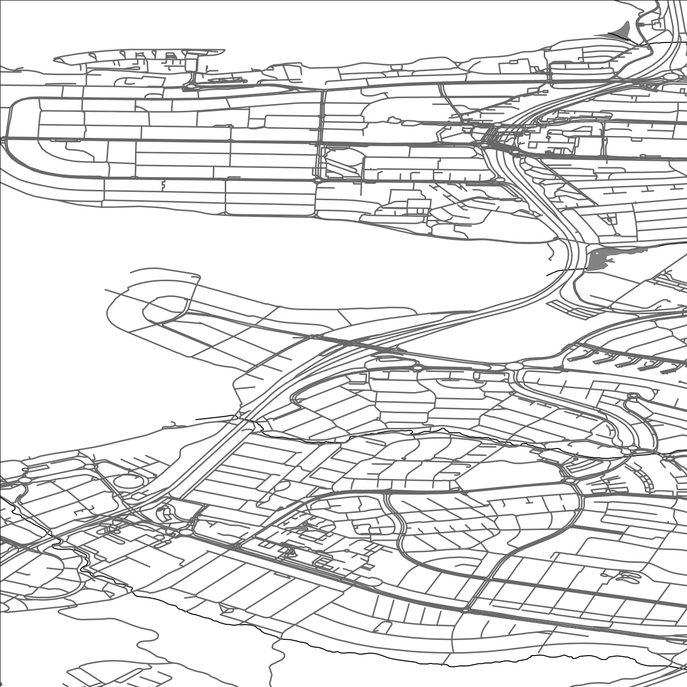 ROAD MAP OF SILFURTUN, ICELAND BY MAPBAKES