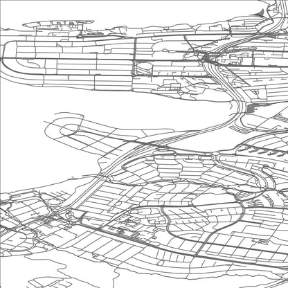 ROAD MAP OF SILFURTUN, ICELAND BY MAPBAKES