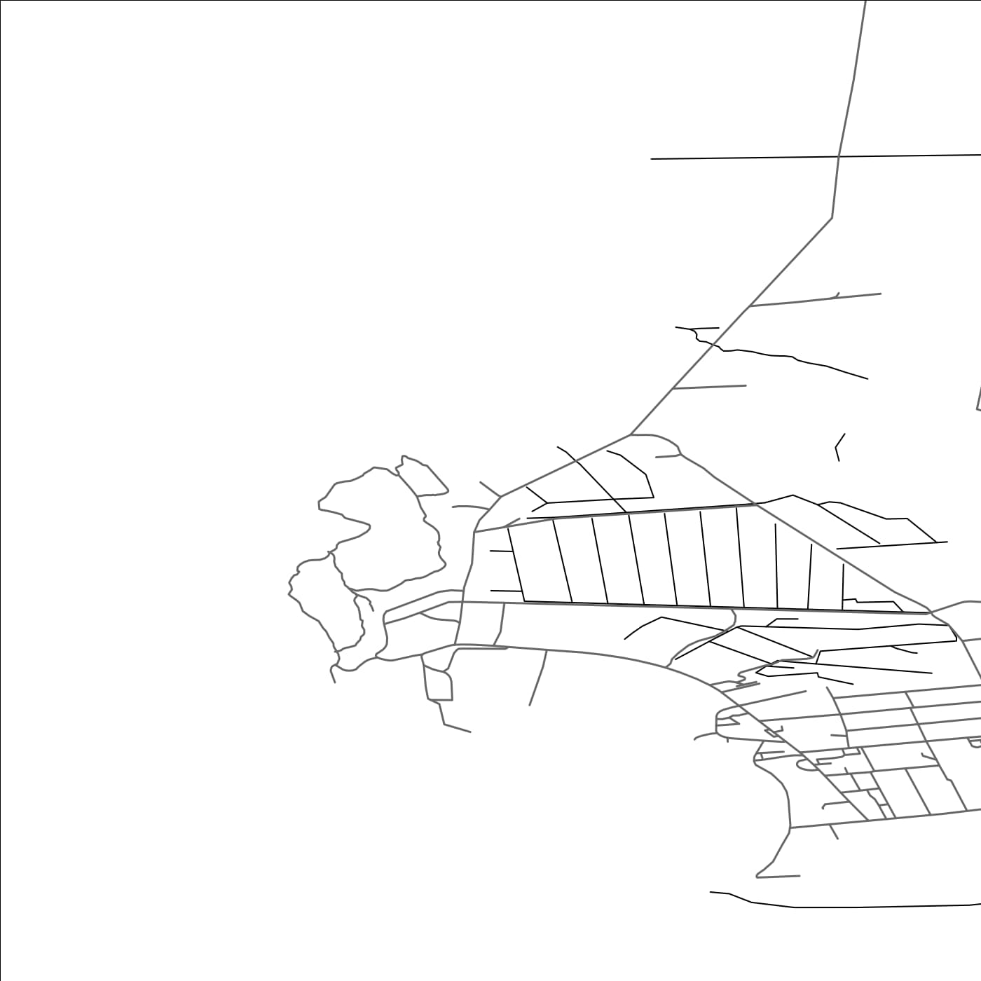 ROAD MAP OF SKAGASTROND, ICELAND BY MAPBAKES