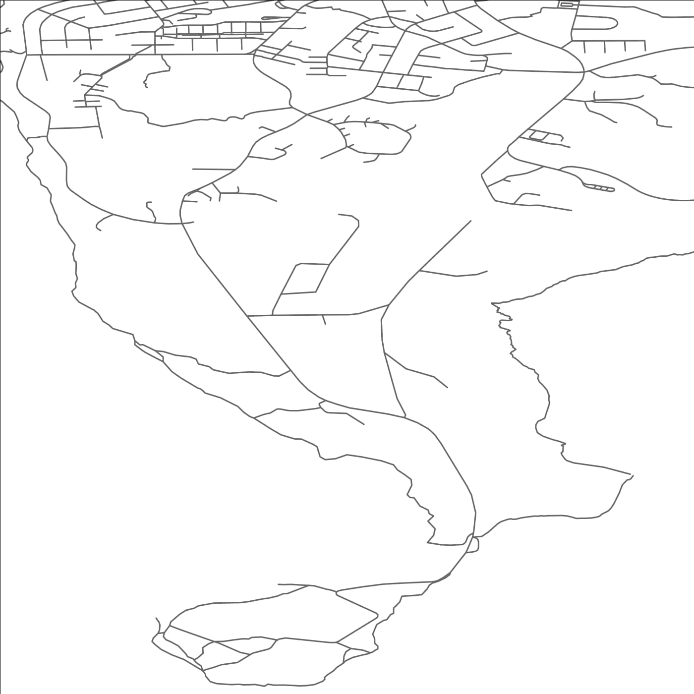 ROAD MAP OF VESTMANNAEYJAR, ICELAND BY MAPBAKES