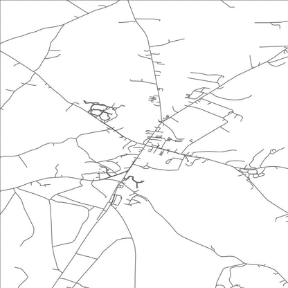 ROAD MAP OF ABBEYLEIX, IRELAND BY MAPBAKES