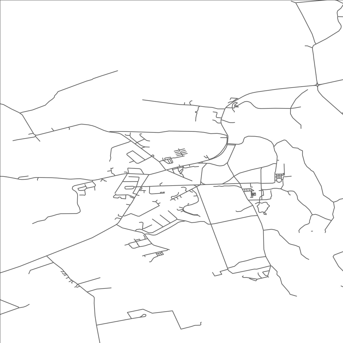 ROAD MAP OF ADARE, IRELAND BY MAPBAKES