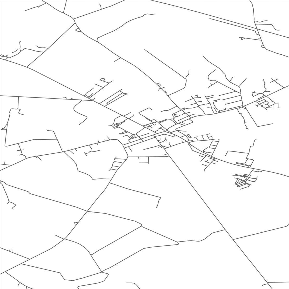 ROAD MAP OF BALLAGHADERREEN, IRELAND BY MAPBAKES