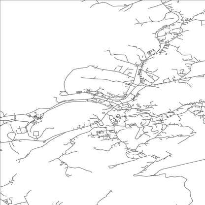 ROAD MAP OF BANTRY, IRELAND BY MAPBAKES