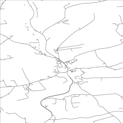 ROAD MAP OF BELGOOLY, IRELAND BY MAPBAKES