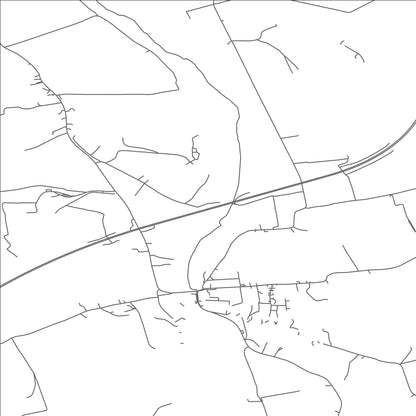 ROAD MAP OF BENNETTSBRIDGE, IRELAND BY MAPBAKES