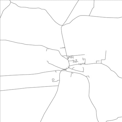 ROAD MAP OF BRUFF, IRELAND BY MAPBAKES