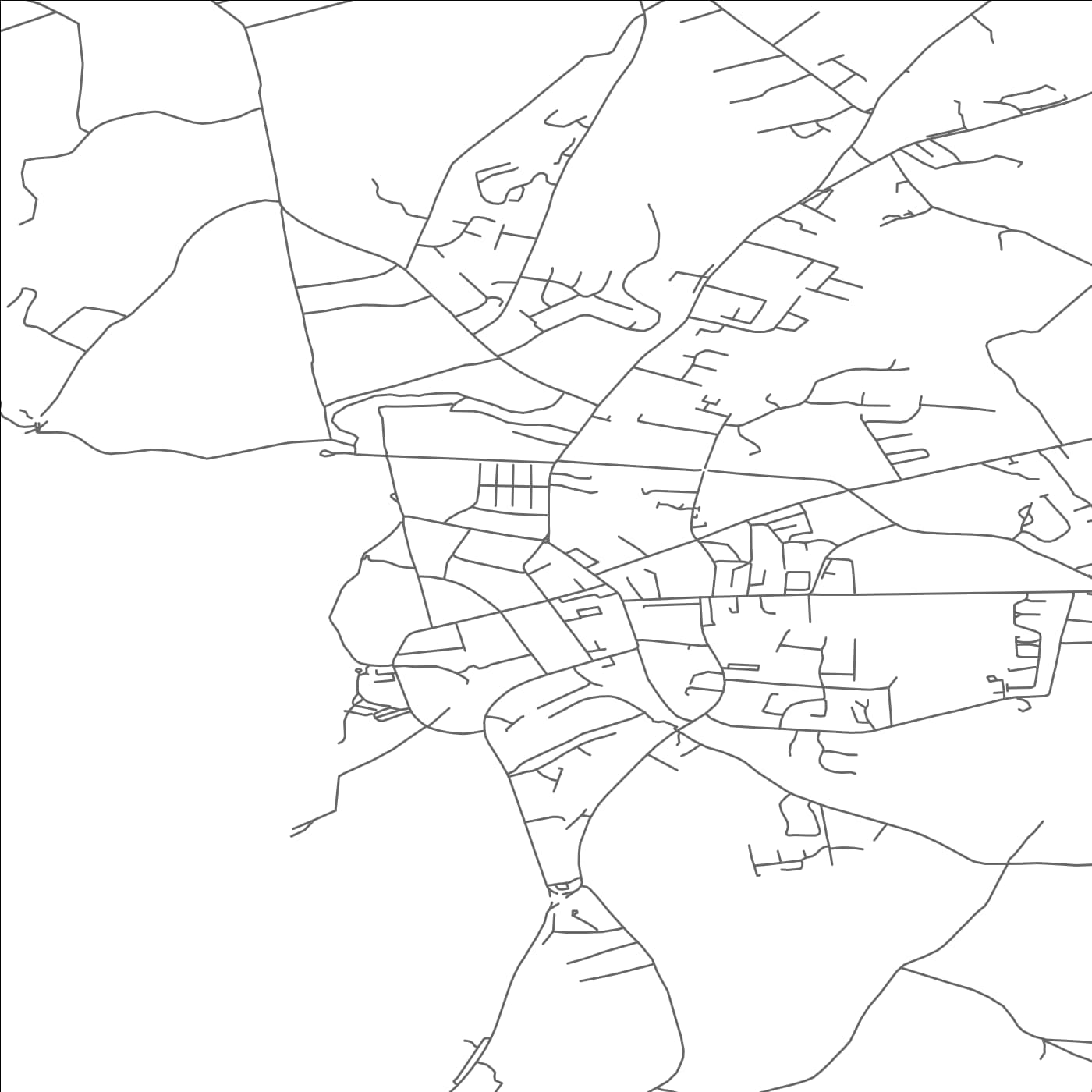 ROAD MAP OF BUNCRANA, IRELAND BY MAPBAKES