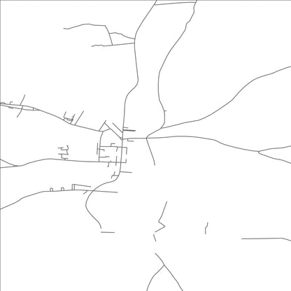 ROAD MAP OF BUTTEVANT, IRELAND BY MAPBAKES