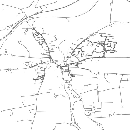 ROAD MAP OF CAHER, IRELAND BY MAPBAKES