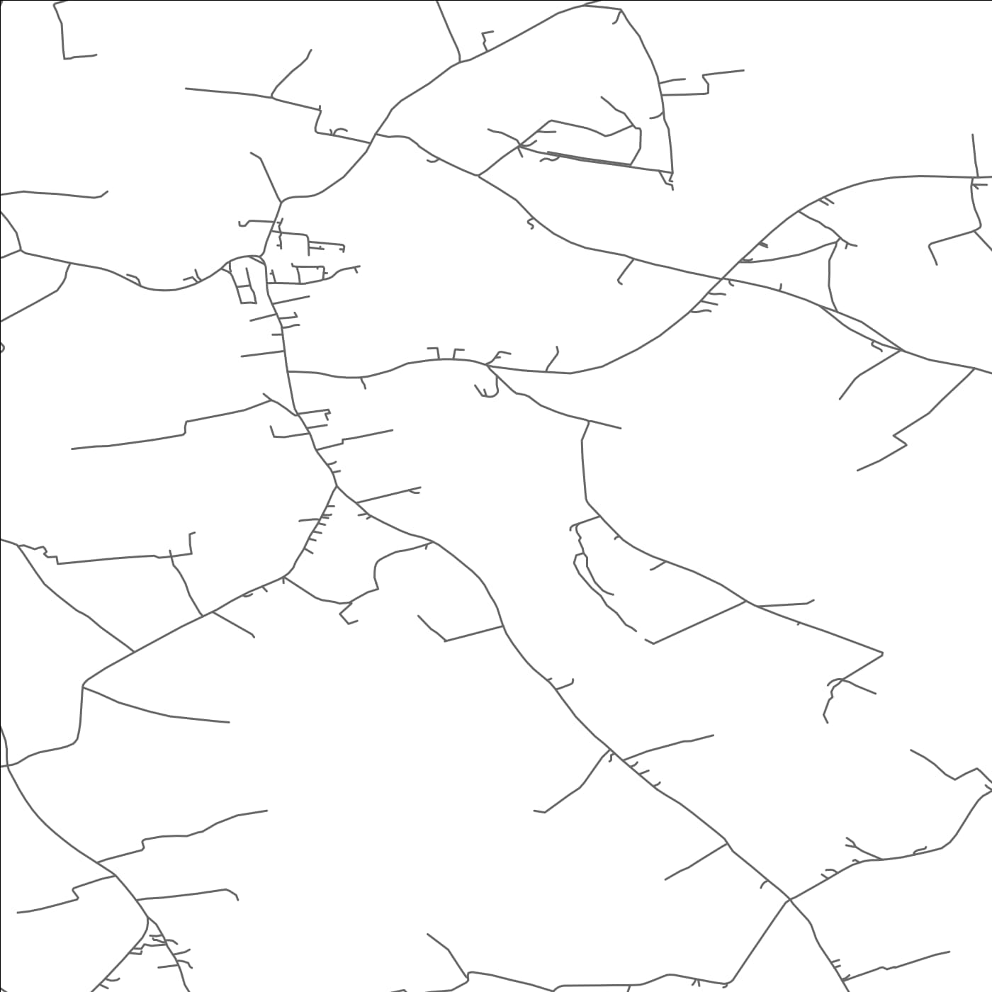 ROAD MAP OF CAMPILE, IRELAND BY MAPBAKES