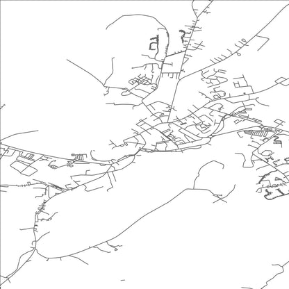 ROAD MAP OF CARRICK ON SHANNON, IRELAND BY MAPBAKES