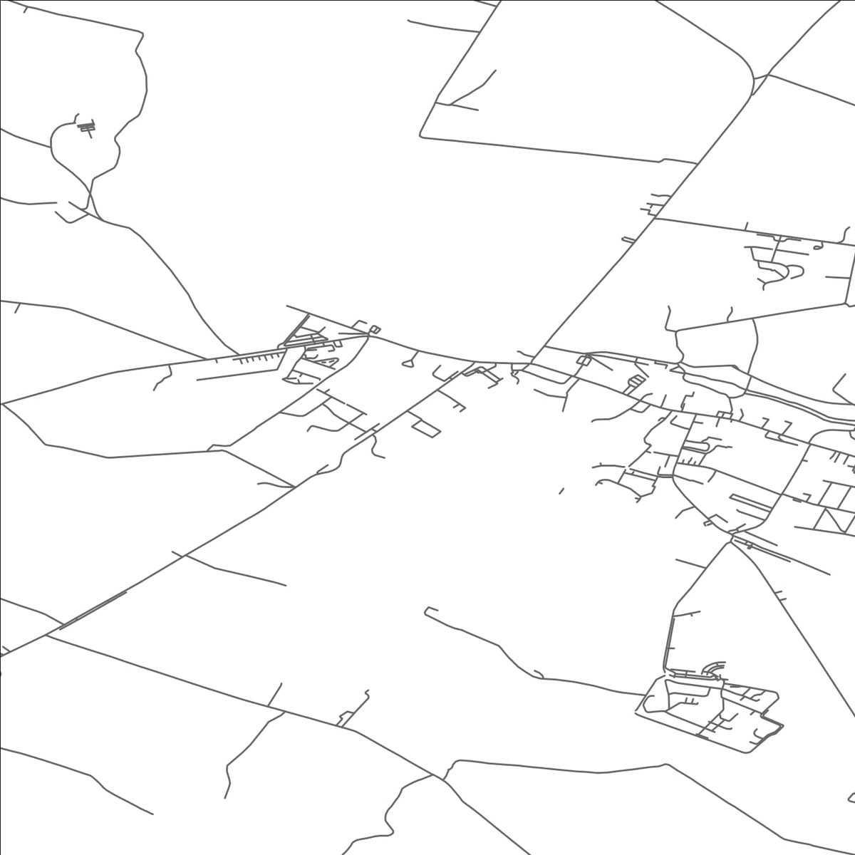 ROAD MAP OF CASTLEREA, IRELAND BY MAPBAKES