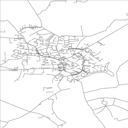 ROAD MAP OF CLANE, IRELAND BY MAPBAKES