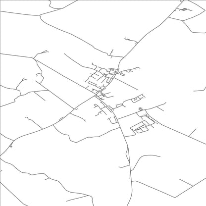 ROAD MAP OF CLAREGALWAY, IRELAND BY MAPBAKES