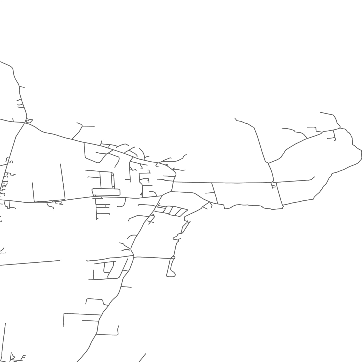 ROAD MAP OF CLOGHERHEAD, IRELAND BY MAPBAKES