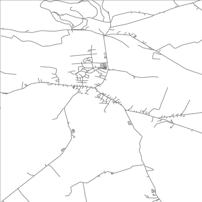 ROAD MAP OF CLOGHJORDAN, IRELAND BY MAPBAKES