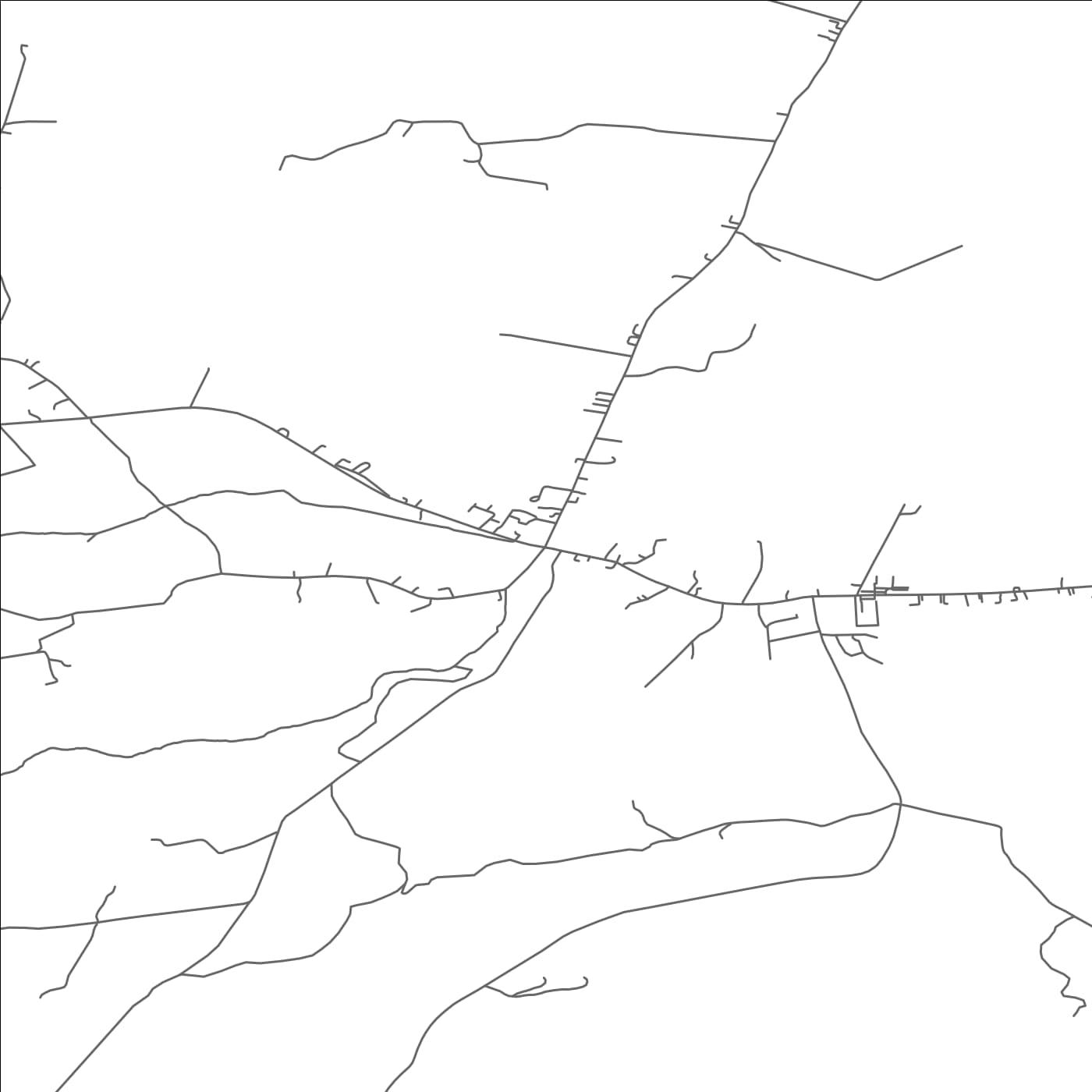 ROAD MAP OF CLONASLEE, IRELAND BY MAPBAKES