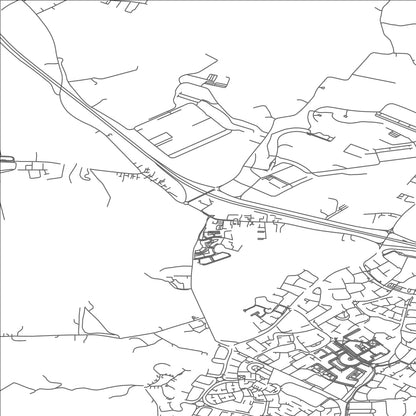 ROAD MAP OF CLONEE, IRELAND BY MAPBAKES