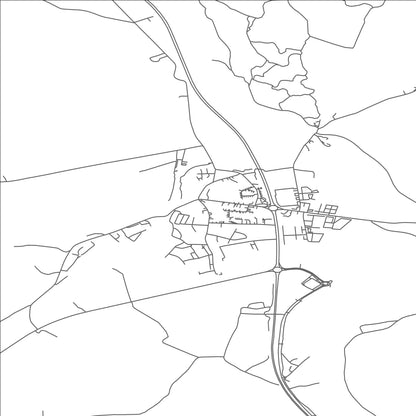 ROAD MAP OF COLLOONEY, IRELAND BY MAPBAKES