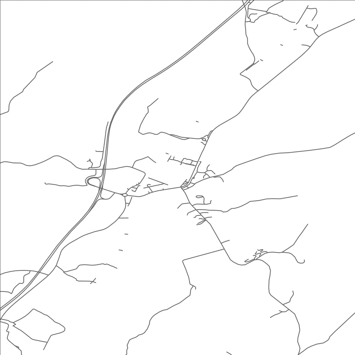 ROAD MAP OF CRUSHEEN, IRELAND BY MAPBAKES