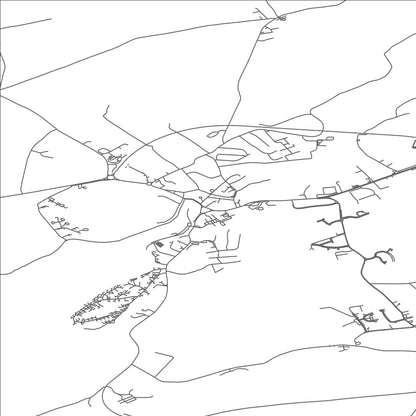 ROAD MAP OF DONEGAL, IRELAND BY MAPBAKES