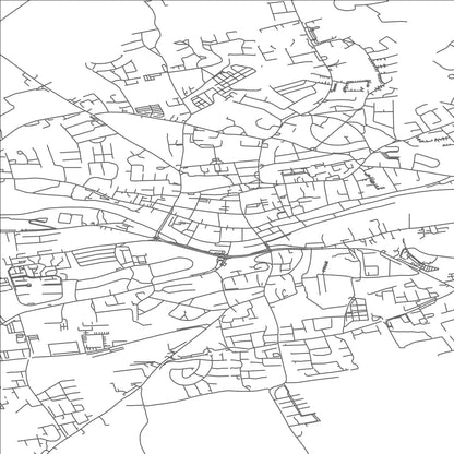 ROAD MAP OF DROGHEDA, IRELAND BY MAPBAKES
