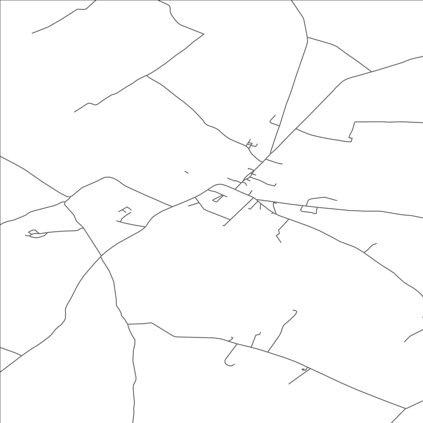 ROAD MAP OF DUNLAVIN, IRELAND BY MAPBAKES