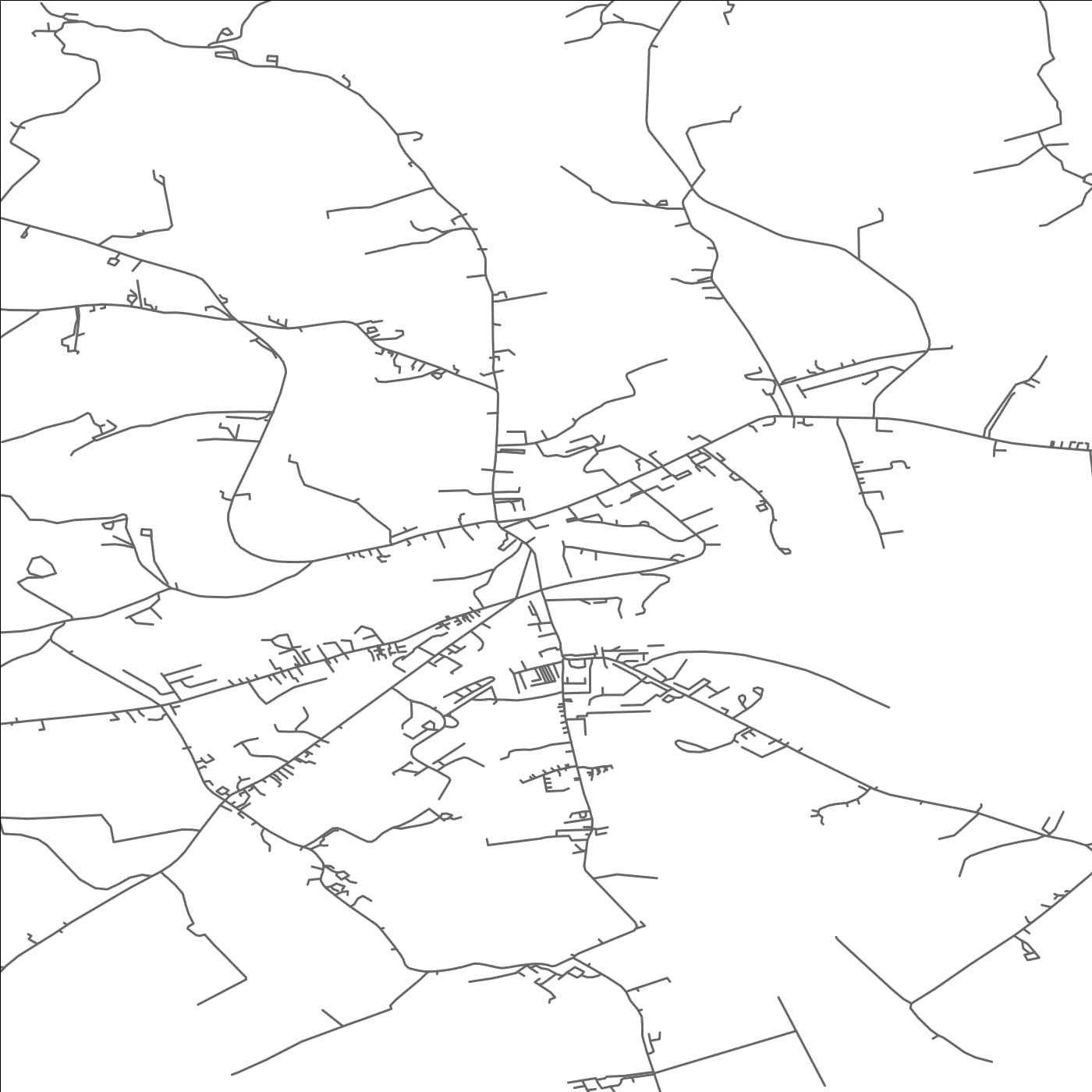 ROAD MAP OF DUNMANWAY, IRELAND BY MAPBAKES