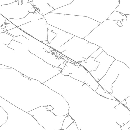 ROAD MAP OF FIDDOWN, IRELAND BY MAPBAKES