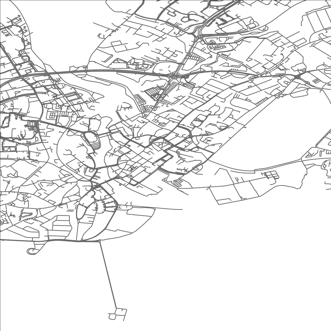 ROAD MAP OF GALWAY, IRELAND BY MAPBAKES