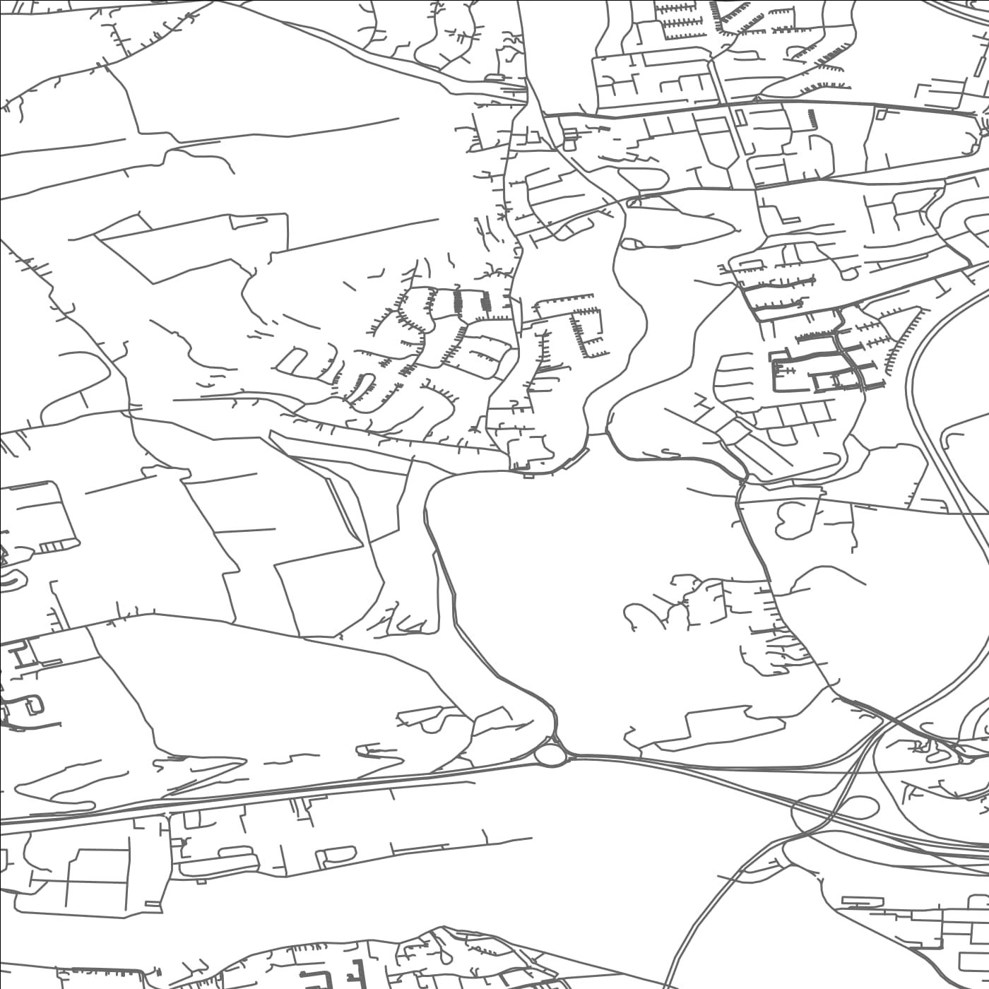 ROAD MAP OF GLANMIRE, IRELAND BY MAPBAKES